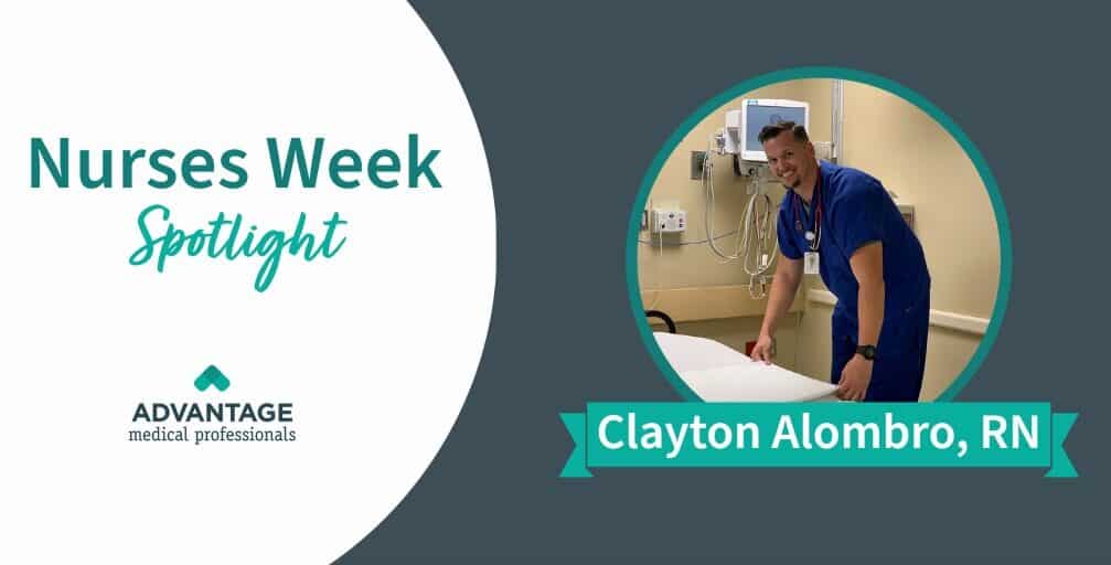 Nurse Spotlight Clayton Alombro RN