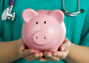 Travel Nurse Piggy bank_Perks of Travel Nursing During Holidays blog