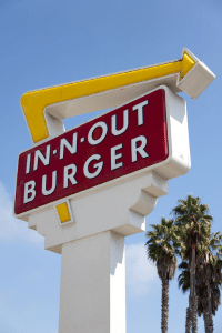 In-N-Out Burger Sign