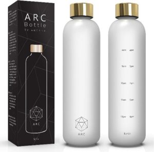 arc water bottle with hydration reminders