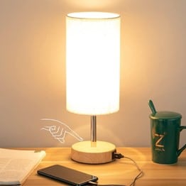 yarra decor touch lamp with USB ports